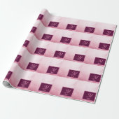Mädchenhaft rosa feminine abstrakte Marmor-Sparkli Geschenkpapier (Ungerollt)