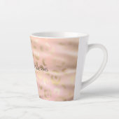 Mädchenhaft Rosa Gold Leopard Tier Milchtasse (Rechts)