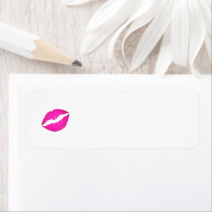 Mädchenhaft rosa Kiss Blank