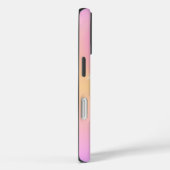 Mädchenhaft süße rosa florale Fantasy-Monogramm Case-Mate iPhone Hülle (Rückseite / Rechts)