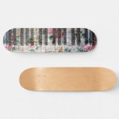 mädchenhaft Vintage Klaviertastatur Skateboard (Horizontal)