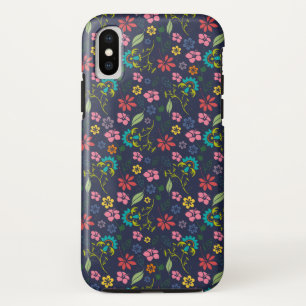 Mädchenhafte farbenfrohe Boho-Frühlingsblumen Case-Mate iPhone Hülle