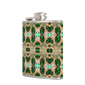 mädchenhafte Modekunst Deko Flachmann (Links)