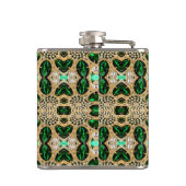 mädchenhafte Modekunst Deko Flachmann (Rückseite)