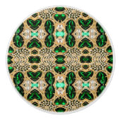 mädchenhafte Modekunst Deko Keramikknauf (Vorderseite)