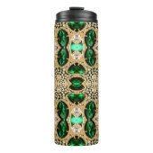 mädchenhafte Modekunst Deko Thermosbecher (Vorderseite)