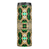 mädchenhafte Modekunst Deko Thermosbecher (Rückseite)