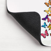 Mädchenhafte Pop-Schmetterlings-Mauspads Mousepad (Ecke)