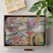 Mädchenhafte Träumereien Collage Tissue-Papier Seidenpapier (Geschenk)