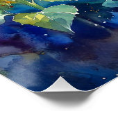 Mädchenhafter Hase Sonnenblumenfeld  Poster (Ecke)