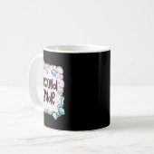 Mädchenhaftes Flirt Second Grade Zurück zur Schule Kaffeetasse (Vorderseite Links)