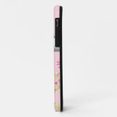 Mädchenhaftes florales Monogramm iPhone5 Hüllen (Hinten/Links)