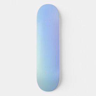 Mädchenhaftes Himmelblau Skateboard