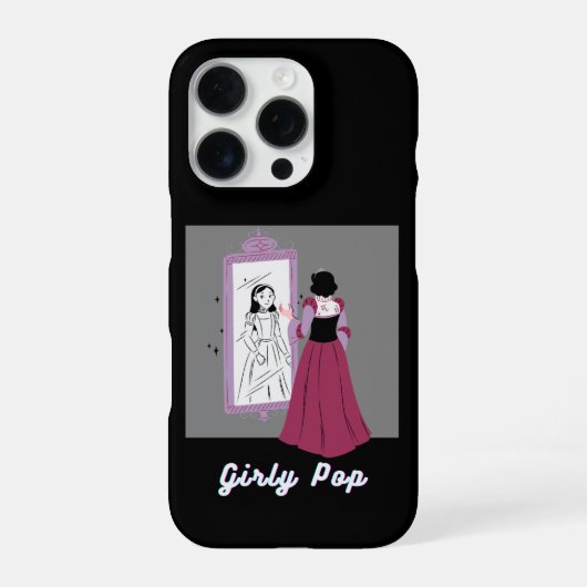 Mädchenhaftes Pop-Handyhülle iPhone Hülle (Rückseite)