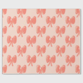 Mädchenhaftes Rosa Geschenkpapier (Flach)