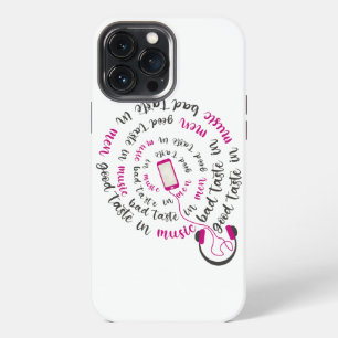 Mädchenhaftes Zitat Guter Musikgeschmack schlechte iPhone 13 Pro Max Hülle