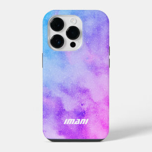 Mädchenhaftiger Galaxy-Sci-Fi-Name iPhone 14 Pro Hülle