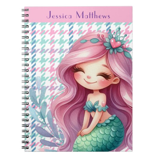 Mädchenhamtmuster Notizblock (Vorderseite)