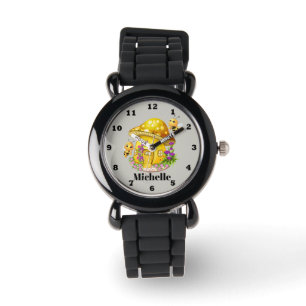 Mädchenhonigbiene addieren Namensuhr Armbanduhr