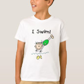 Mädcheni Swim-T - Shirts und Geschenke (Vorderseite)