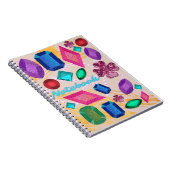 Mädchenjems-Stil Notizblock (Rechte Seite)