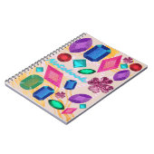 Mädchenjems-Stil Notizblock (Linke Seite)