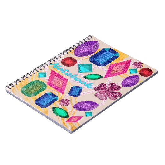 Mädchenjems-Stil Notizblock (Linke Seite)