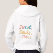 Mädchenjunge & Sweatshirts (Rückseite)