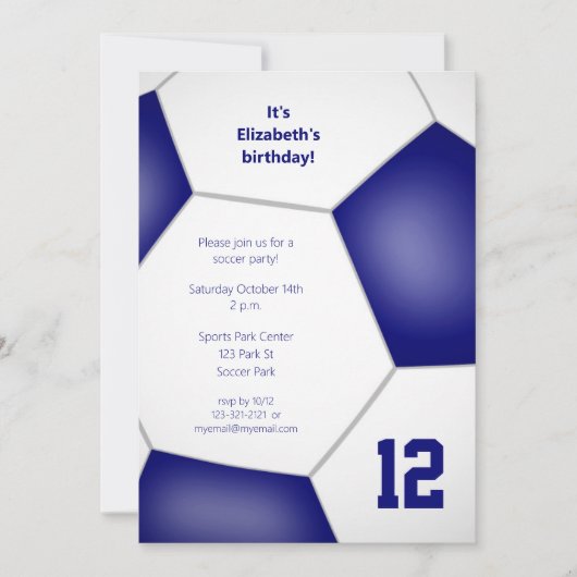 Mädchenjungs-Geburtstagsfeier Einladung (Vorderseite)