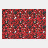 Mädchenkachelmuster Geschenkpapier Set (Vorderseite 3)