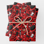 Mädchenkachelmuster Geschenkpapier Set (Beispiel)