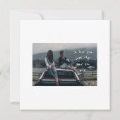 Mädchenkarte Feiertagskarte (Vorderseite)