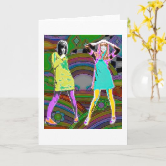 MÄDCHENKARTE KARTE (Gelbe Blume)