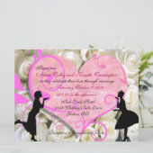 Mädchenkind - Einladungen zu Hochzeiten (Stehend Vorderseite)