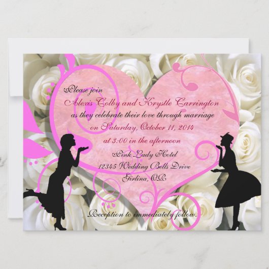 Mädchenkind - Einladungen zu Hochzeiten (Vorderseite)