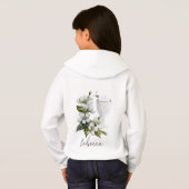 Mädchenkommunion Pullover Hoodie (Schwarz voll)