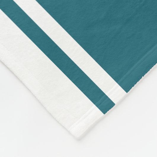 Mädchenkorbststerne aquamarin personalisiert fleecedecke (Ecke)