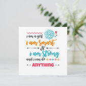 MÄDCHENLEISTUNG MÄDCHEN MÄDCHEN POWER SHIRT (Stehend Vorderseite)