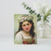 Mädchenleiter Postkarte (Stehend Vorderseite)