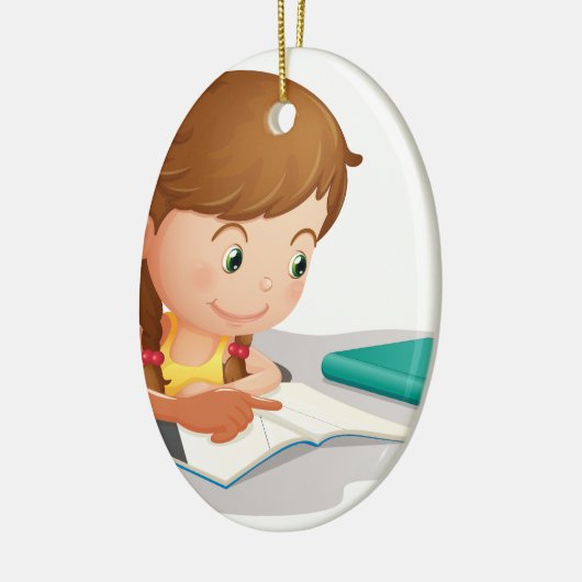 Mädchenlesebuch Keramikornament (Links)