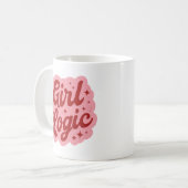 Mädchenlogik kaffeetasse (Vorderseite Links)
