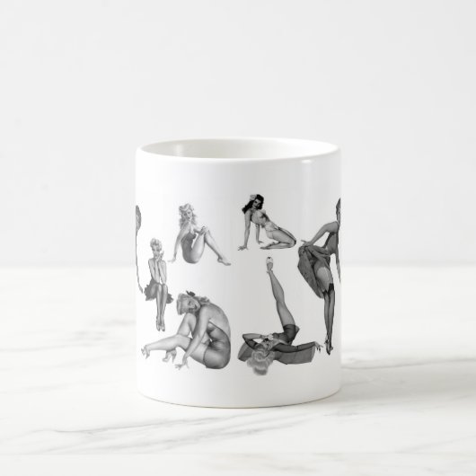 Mädchenmädchenmädchen Kaffeetasse (Mittel)