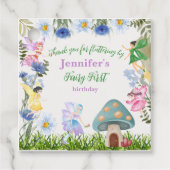 Mädchenmärchen und Blume jeden Alters Geschenkanhänger (Vorderseite)