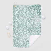Mädchenminze, weiße Leoparden Golfhandtuch (Insitu)