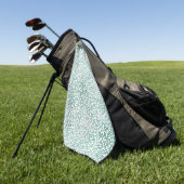 Mädchenminze, weiße Leoparden Golfhandtuch (Gras)