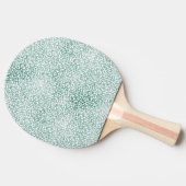 Mädchenminze, weiße Leoparden Tischtennis Schläger (Seitenansicht)