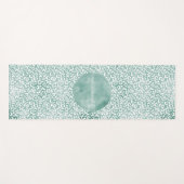 Mädchenminze, weiße Leoparden Yogamatte (Vorderseite (Horizontal))