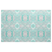 Mädchenmodernes, rosa, Aquamarin-grünes Marmormust Stoff (Fat Quarter (45,7 x 55,9 cm))