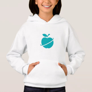 Mädchenmöwe über Hoodie