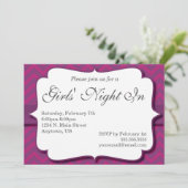 Mädchennacht bei der Einladung (Stehend Vorderseite)